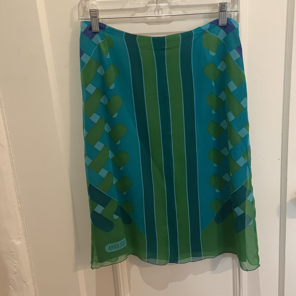 Vintage Anna Sui Silk Skirt